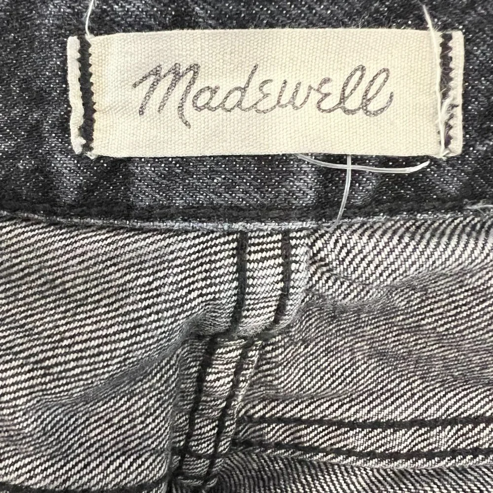 Madewell The Perfect Vintage‎ Jean in Roxstone Wash Knee-Rip Edition Size 24